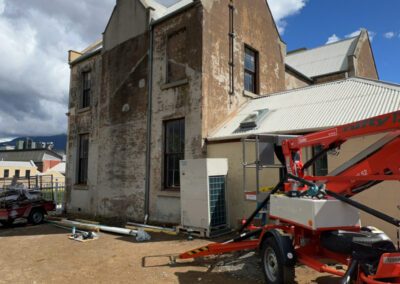 We have been working on a bit of Hobart history, completing works at 2 Davey Street, Hobart - the Royal Engineering Building, that originally opened in 1847. Charlie (Sales & Project Manager) and Joe (Refrigeration Technician) show us through the project. Heritage projects always bring unique challenges. For this installation, it was all about preserving the building’s historic character while delivering a modern VRV system - multiple indoor units connected to a single outdoor unit - with minimal visual impact. The most rewarding part? You can barely see the work… and that’s exactly the point. Proud of the team for delivering a clean, tidy installation that respects the past while supporting the future.