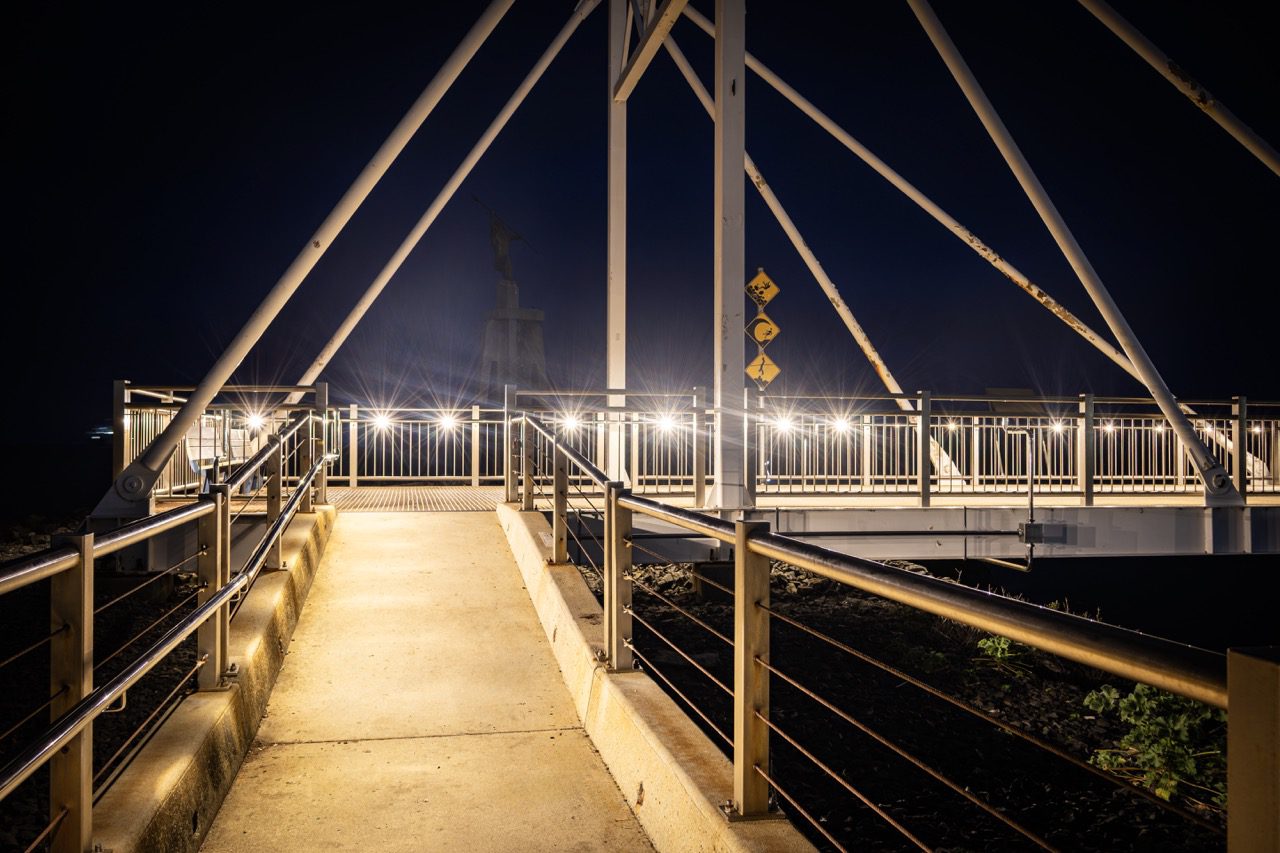 Aiken Head Lighting 7 copy Large Discover how Degree C transformed Devonport's Aikenhead Point with an innovative coastal lighting solution, combining integrated LED handrail lighting, custom fabrication and sustainable electrical design.