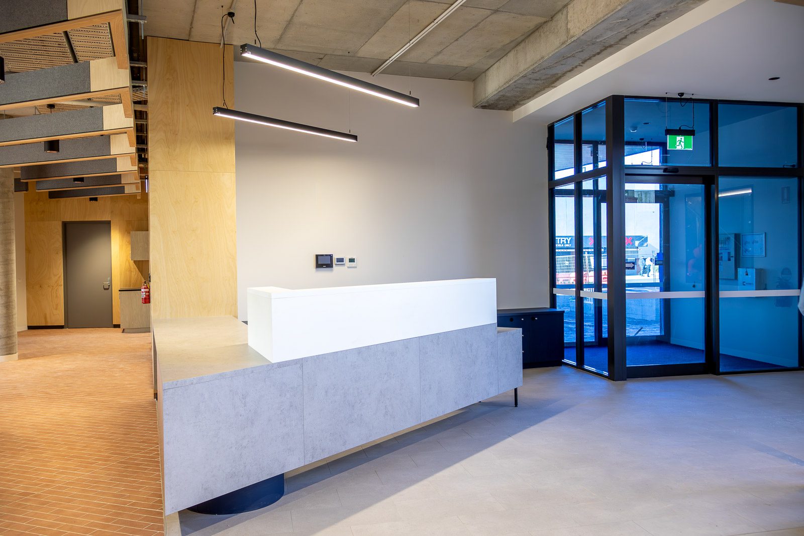 Indie School 1 The new three-storey Indie School campus in Devonport, Tasmania, where Degree C delivered electrical, data and communications, solar, security, fire protection, HVAC and building management services.