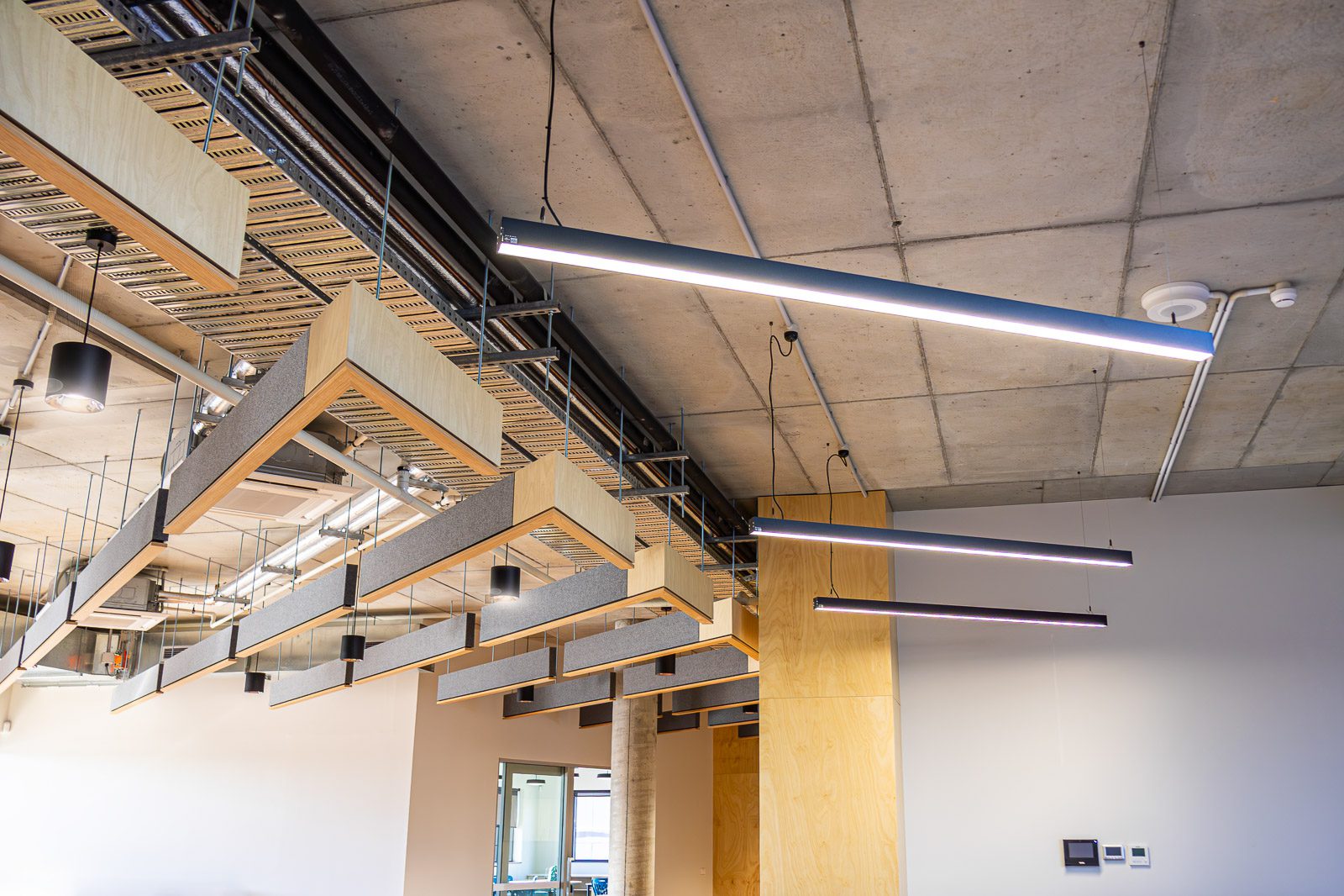 Indie School 3 The new three-storey Indie School campus in Devonport, Tasmania, where Degree C delivered electrical, data and communications, solar, security, fire protection, HVAC and building management services.