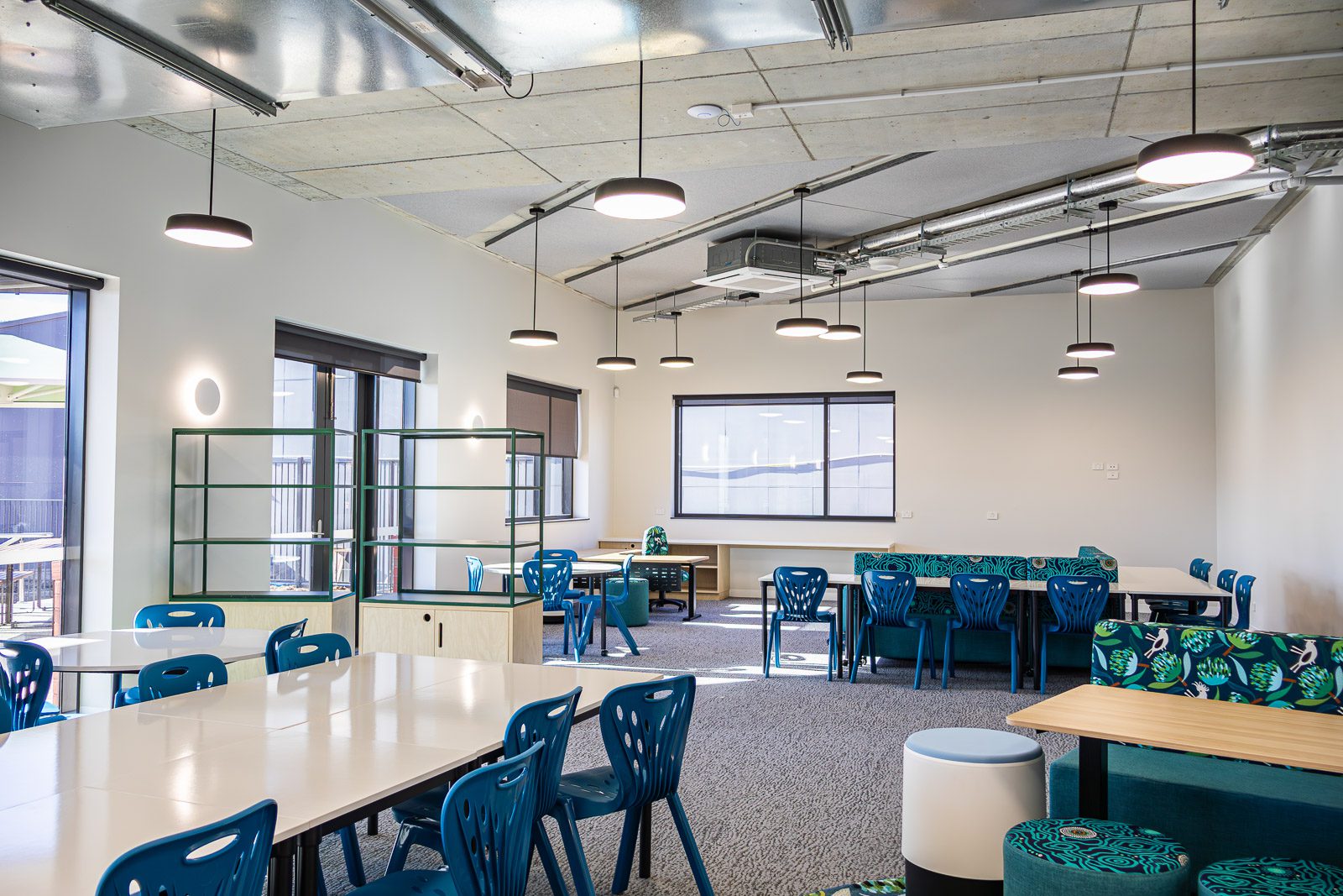 Indie School 7 The new three-storey Indie School campus in Devonport, Tasmania, where Degree C delivered electrical, data and communications, solar, security, fire protection, HVAC and building management services.