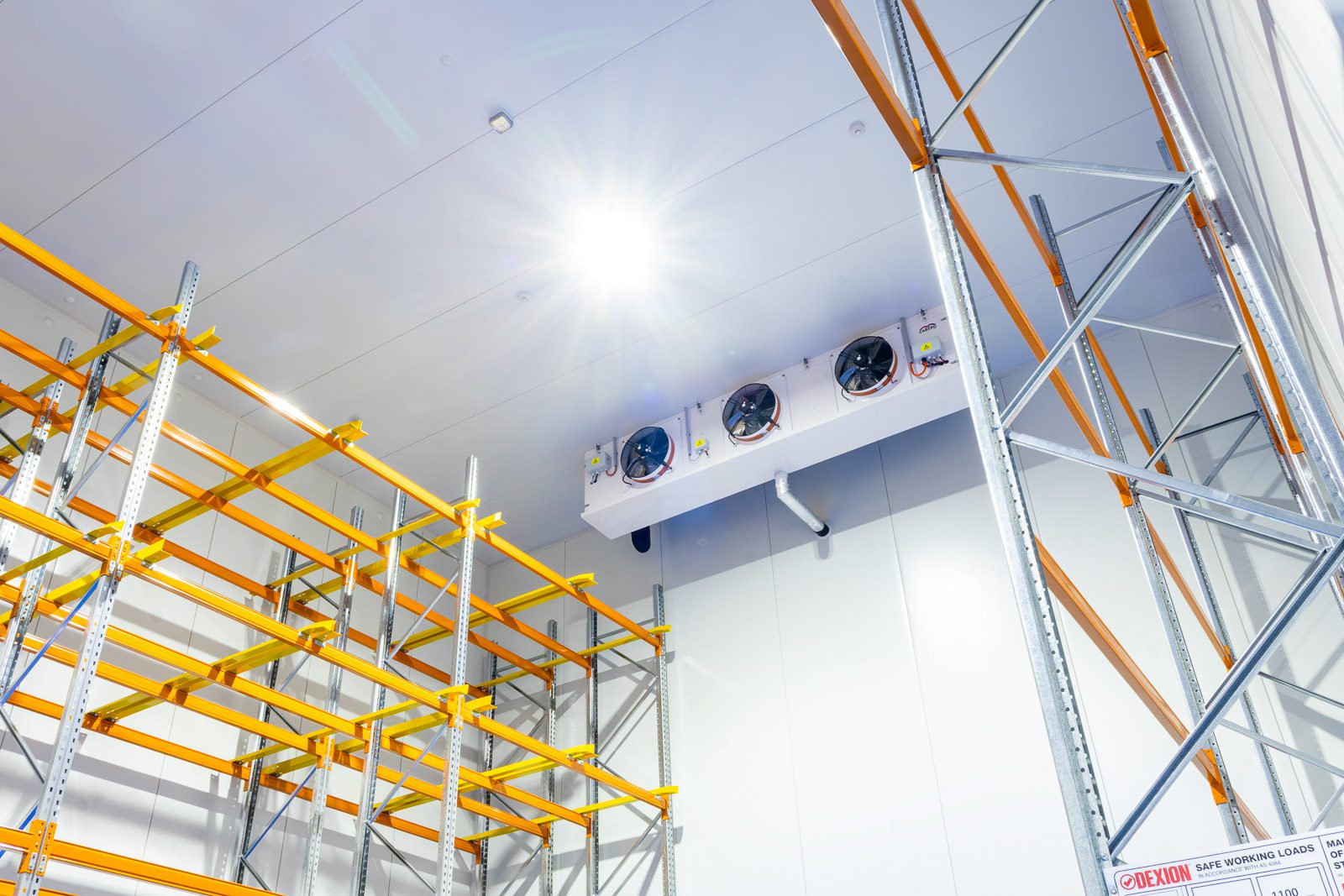 Degree C delivered refrigeration and mechanical services for Loaves and Fishes Tasmania’s Devonport facility, including cool rooms, HVAC and ventilation.